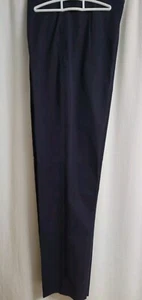 Eddie Bauer Stretch Slim Pants Navy Women's Size 16 Tall Side Zipper (T3) - Picture 1 of 6