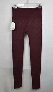 Wonderly Studio Brown/Plum Leopard Print Fleece Lined Leggings M NWT (PA11269) - Picture 1 of 4
