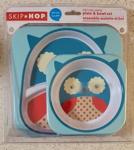 Skip Hop Zoo Melamine Plate & Bowl Set NWT - Picture 1 of 5