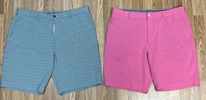 Walter Hagen 11 Majors Performance Mens Golf Shorts LOT - Size 40 - Bundle  of 2 - Picture 1 of 3