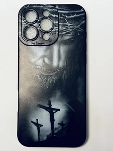 Funda iphone 16 pro max nueva color Jesús negra anti golpes - Imagen 1 de 7
