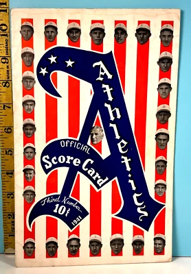 🔥 1941 Philadelphia Athletics Official Baseball Program White Sox HIGH GRADE🔥 - Image 1 of 4