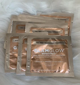 23*GLAMGLOW BrightMud Dual Action Exfoliating Treatment~Total 2.3oz/69g Travel S - Picture 1 of 2