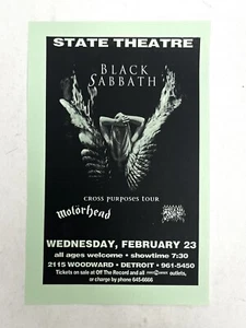 BLACK SABBATH Detroit MOTORHEAD Morbid Angel ORIGINAL concert FLYER poster 1994 - Picture 1 of 1
