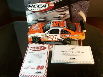 Joey Logano #20 The Home Depot Autographed COA 2010 Toyota Camry COT Elite 120 - Image 1 of 4