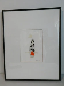 Japanese Koi Watercolor Print 16" x 20" Framed Signed by Artist G. Zuniga 2010 - Picture 1 of 8