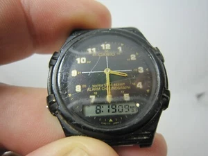 Vintage CASIO Digital Watch AW-5 module 1301 Analog Digital Alarm Chronometer - Picture 1 of 12