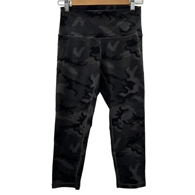 Zyia Active Women's Luxe Hi-Rise Forest Camo Gray Capri Leggings Size 4 - Image 1 of 4