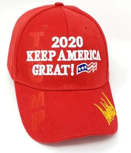 Donald Trump 2020 Keep America Great Baseball Hat 3D Signature Cap - Picture 1 of 8