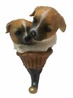 Jack Russell Terrier Couple Wall Coat Hook