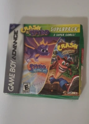 Rare New Sealed Nintendo Game Boy Advance Spyro Ice & Crash Huge Superpack 2005 - Image 1 of 3