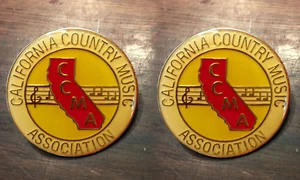 Lot of 4 ~ Vintage California Country Music Association CCMA Lapel Pin s1 - Picture 1 of 5