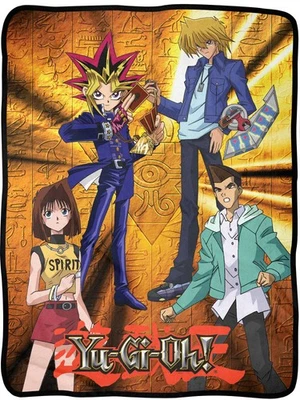 Yu-Gi-Oh! Anime Throw Blanket | Character Poster Fleece Throw Blanket 45" x 60" - Image 1 of 3
