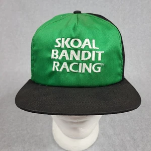 Vintage Skoal Bandit Racing Hat Cap Snap Back Green NASCAR Racing Mens 90s - Picture 1 of 10