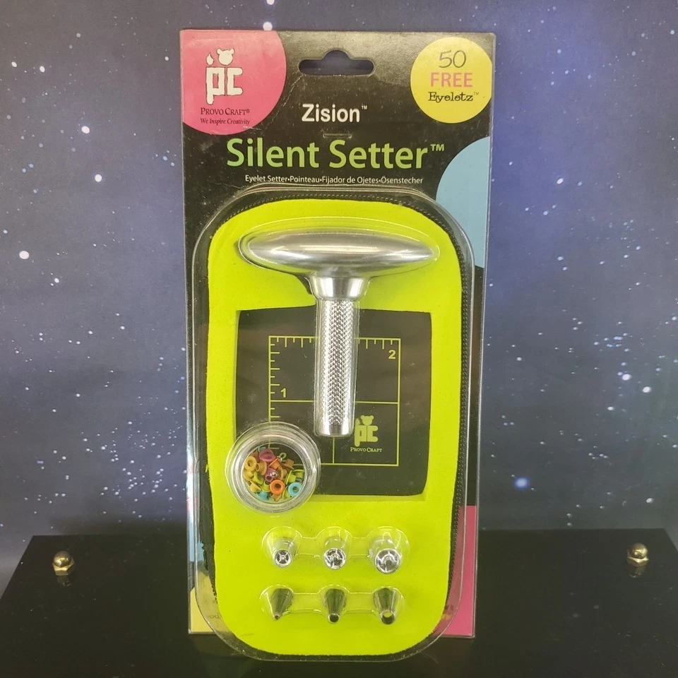 Provo Craft Zision Silent Setter Eyelet Setter New In Sealed Package Crafting - Image 1 of 4