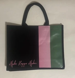 Alpha Kappa Alpha Canvas Tote - Picture 1 of 4