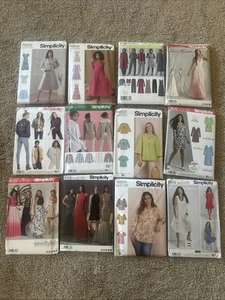 Simplicity Patterns Lot Of 12 New - Picture 1 of 1