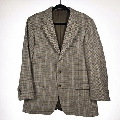 Chaqueta Blazer Ermenegildo Zegna Beecroft Bull Para Hombres Lana Pata de Gallo Talla 54R Foto 1 de 4