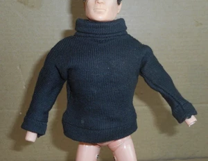 vintage Palitoy ACTION MAN vam - French Resistance Fighter BLACK SWEATER 60/70s - Foto 1 di 5