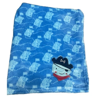 Manta polar Le Bebe Favorite azul pirata 29x35 bordado náutico Foto 1 de 4