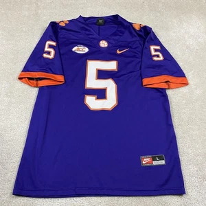 Clemson Tigers Fußball Trikot Herren L lila NCAA ACC Nike Henry #5 genäht - Bild 1 von 10