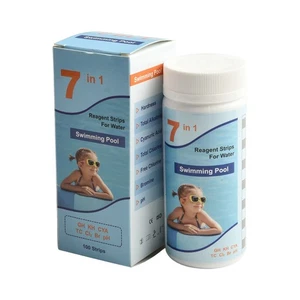Tiras reactivas de agua precisas para piscina 100 piezas niveles de pH y alcalinidad - Imagen 1 de 15