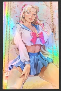 Waifu Chronicles #1 Sailor Moon Cosplay FOIL Variant Katiya Sinyukhina AP #3/5 - Bild 1 von 2
