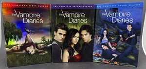 THE VAMPIRE DIARIES: Seasons 1-3 DVD Sets - Nice Condition - Picture 1 of 11