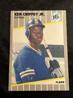 1989 Fleer - Ken Griffey Jr #548 (RC) - Excellent Condition in Case - Image 1 of 2