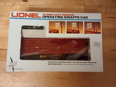Lionel O And O27 Guage 6-7904 San Diego Zoo Operating Giraffe Car - Image 1 of 2