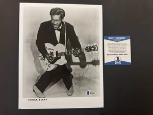 Chuck Berry Rare! vintage photo autographed signed 8x10 photo Beckett BAS coa - Picture 1 of 1