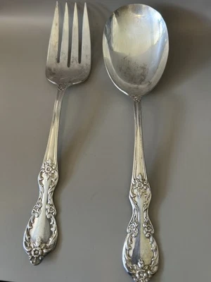 Посеребренные сервировочные ложки и вилки набор Grand Elegance от Wm. Rogers Mfg. Co. - Изображение 1 из 2