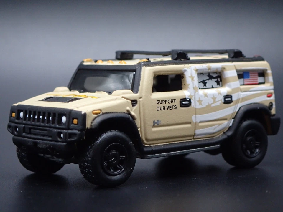 2003-2009 HUMMER H2 SUV Vittoria Sopra Iraq 1:64 Diorama Scala Modellino Auto - Immagine 1 di 4
