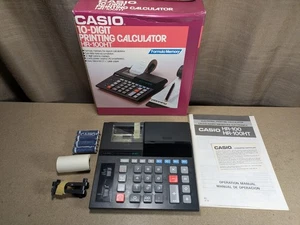 Vintage Casio HR-100HT Printing Desk Calculator - New Old Stock - Picture 1 of 14