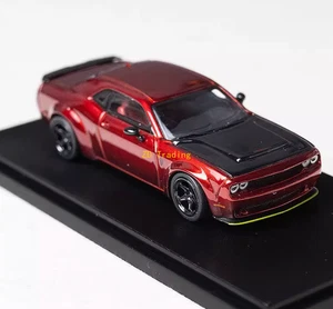 ZD FW 1:64 Red Wine SRT Hellcat Muscle modello sportivo auto in metallo pressofuso BN - Foto 1 di 6