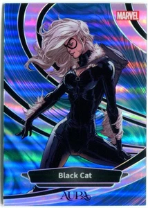 BLACK CAT 2025 Kakawow Aura Marvel CYAN HOLO REFRACTOR #AM-IC-26 /145 - Picture 1 of 2