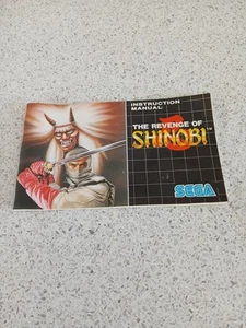 Sega Megadrive Revenge Of Shinobi MANUAL / INSTRUCTION BOOKLET ONLY UK PAL - Picture 1 of 3