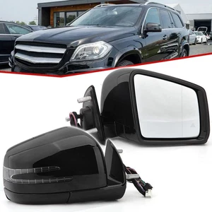 Pair Car Side Door Mirrors For Mercedes Benz M GL class X W164 ML63 ML164 GL550 - Picture 1 of 14