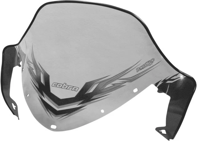 Powermadd Cobra Windshield Mid 13" Clear/Black Fade #11931 Polaris - Image 1 of 1