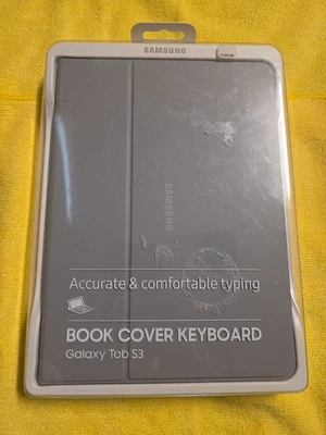 Funda libro teclado Samsung ej-ft820 Galaxy Tab S3 solo gris Foto 1 de 4