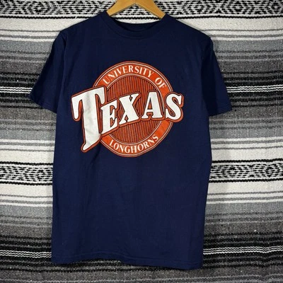 Camiseta de Colección Puntada Única UNIVERSIDAD DE TEXAS Austin Logo Longhorns Mediana EE. UU. Foto 1 de 4