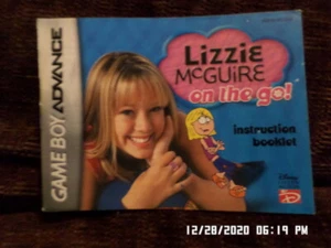 Lizzie McGuire On The Go! (Gameboy Advance GBA) Instruction Manual Only. NO GAME - Picture 1 of 2