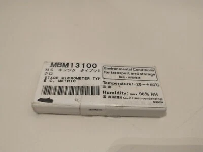 Nikon MBM13100 MS Stage Micrometer NEW Type E C, Metric - Image 1 of 4