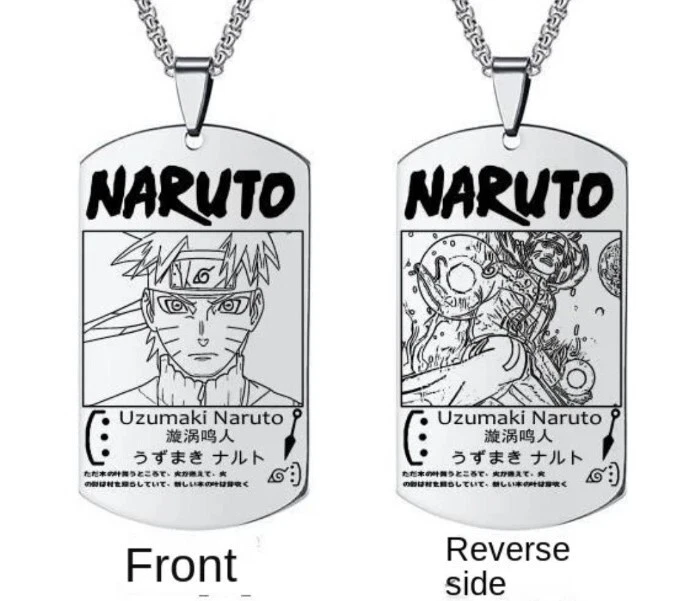 Naruto Shippuden Naruto Uzumaki Kette Necklace Halskette Anime Manga Cosplay - Bild 1 von 1