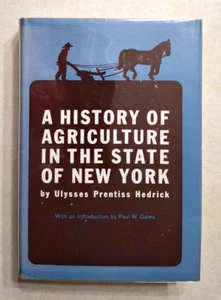 History of Agriculture in State of New York NY Hedrick Vintage HCDJ 1960s Book - Picture 1 of 18