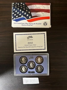 2010 United States Mint America the Beautiful Quarter Proof Set. W/OGP&COA - Picture 1 of 6