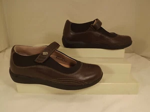 DREW Braun Leder 'Rose' Orthese Diabetiker Wm. 8N Mary Jane Store Display schön - Bild 1 von 11