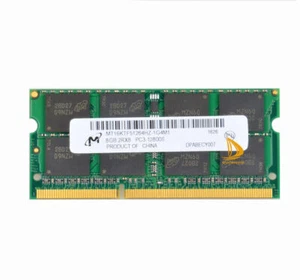 Micron 8GB PC3-12800 DDR3 1600MHz 204PIN Unbuffered SODIMM Laptop Memory RAM.- - Picture 1 of 7
