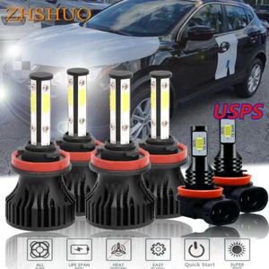 Faros LED de luz baja alta + luces antiniebla para for Nissan Rogue 2014-2020 - Picture 1 of 12