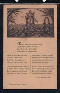Postcard Colonies Libya Verses Teresa Castrodardo K3595 - Picture 1 of 1